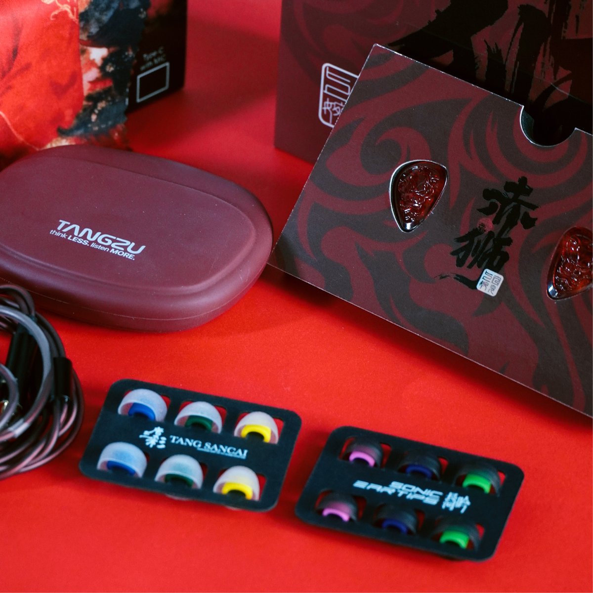 TANGZU 唐族 上官婉兒II 有線(可換線)入耳式耳機(Type-C-赤獅版)