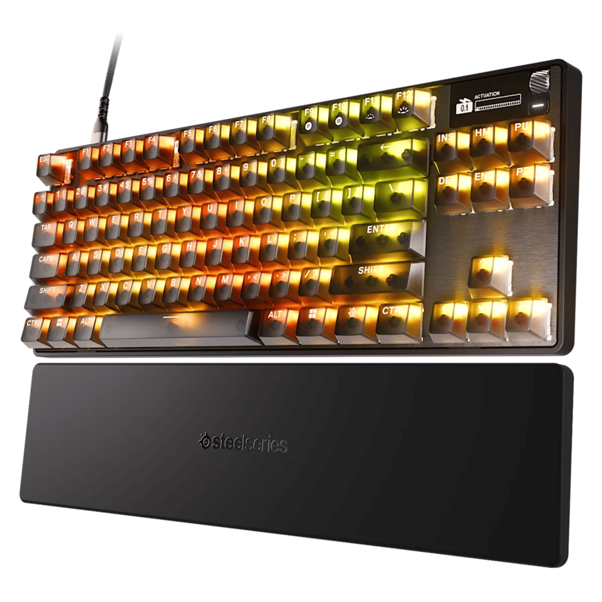 SteelSeries Apex Pro TKL Gen 3 OmniPoint 3.0 有線磁軸鍵盤(Steel)