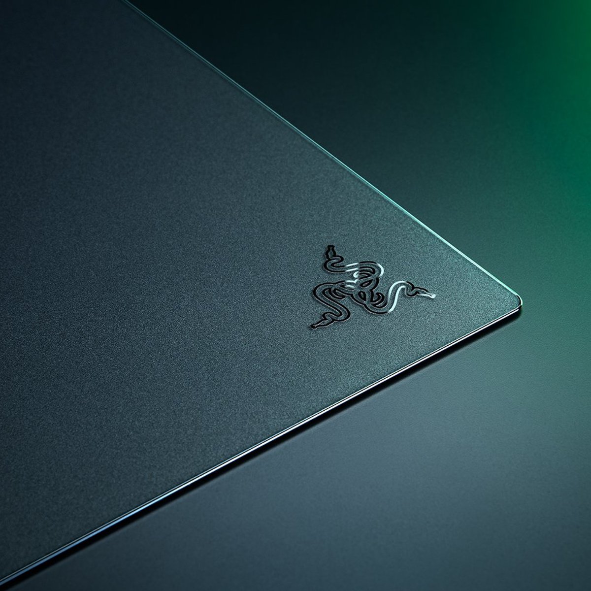 Razer Atlas Pro 超薄鋼化玻璃滑鼠墊(黑色)