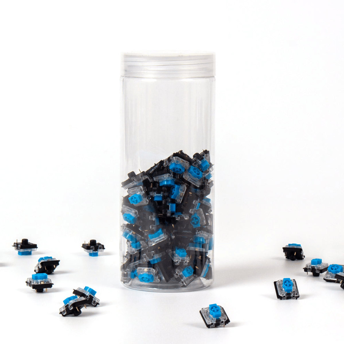 Gateron Low Profile 2.0 Blue Switch 鍵軸 Clicky-65g 110粒 (G51)(Low Profile 2.0 Blue)