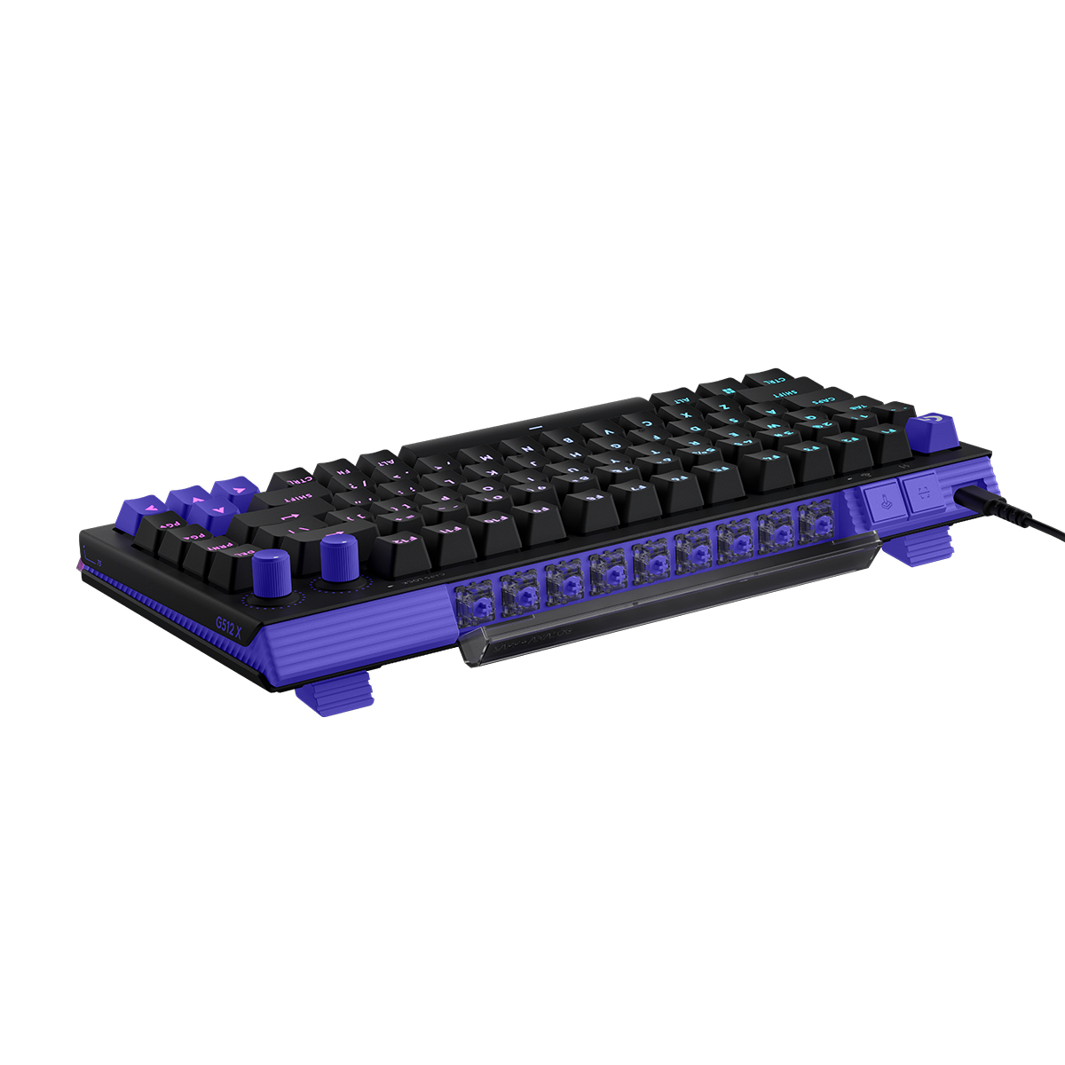 Logitech G512 X 75 類比機械雙軸有線電競鍵盤(75鍵-觸感軸-黑色)