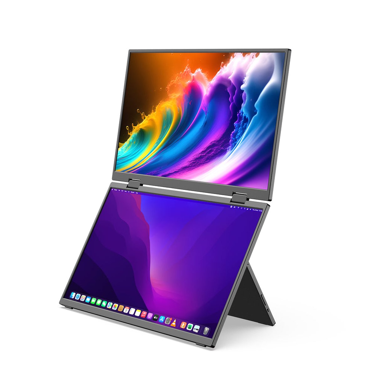 MINIX SF15 FOLD 15.6吋 1080P FHD 60Hz IPS 雙螢幕便攜接疊式顯示器
