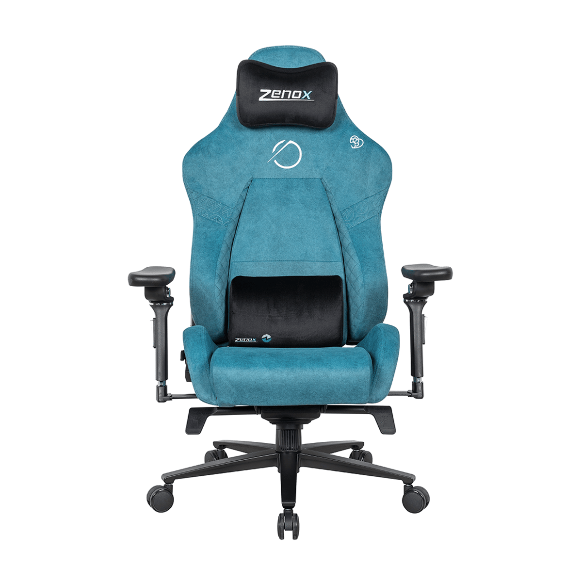 C256D Zenox Jupiter MK-2 人體工學電競椅(5D 扶手)(Davis Fabrics-Peacock Turquoise)