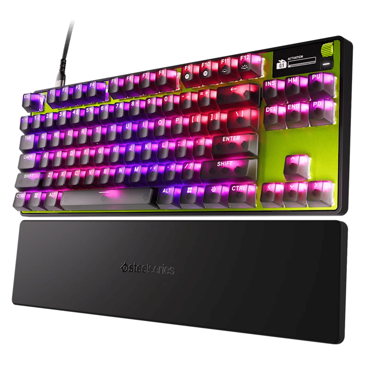 SteelSeries Apex Pro TKL Gen 3 OmniPoint 3.0 有線磁軸鍵盤(Cyber)
