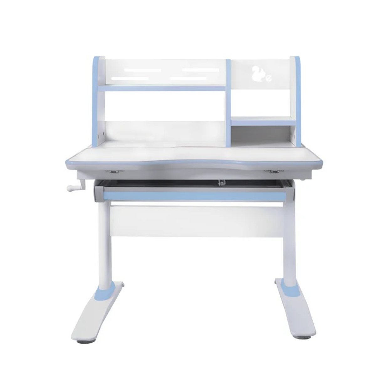Zenox Kids Squirrel Ergonomic Adjustable Desk 松鼠兒童人體工學手動升降枱(Sky Blue-80cm)