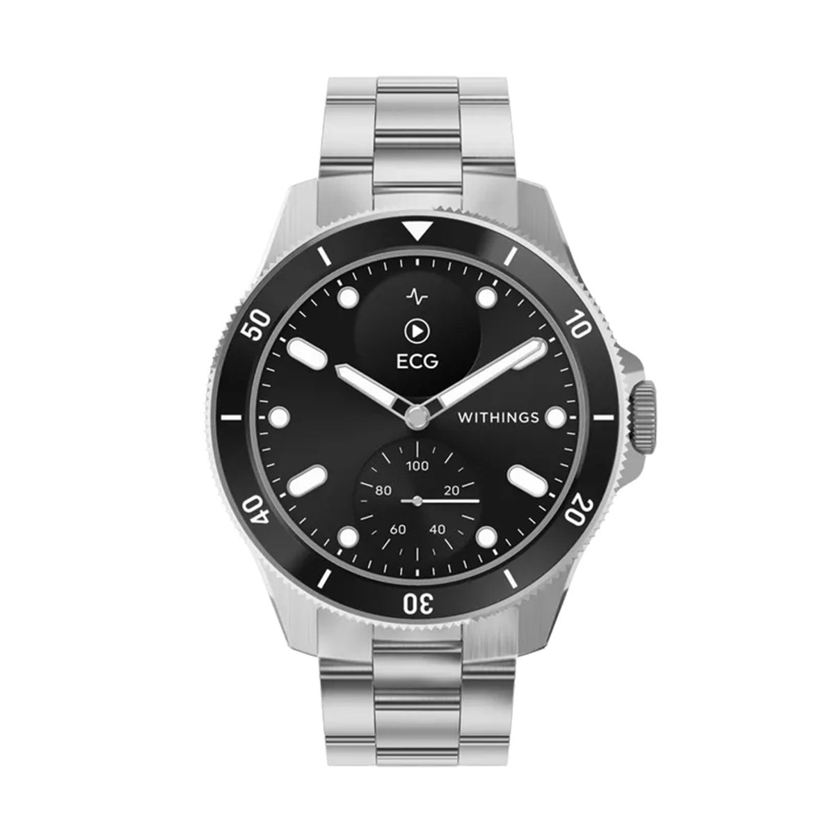 Withings ScanWatch NOVA 42mm 健康監測智慧型手錶(Black-黑色)