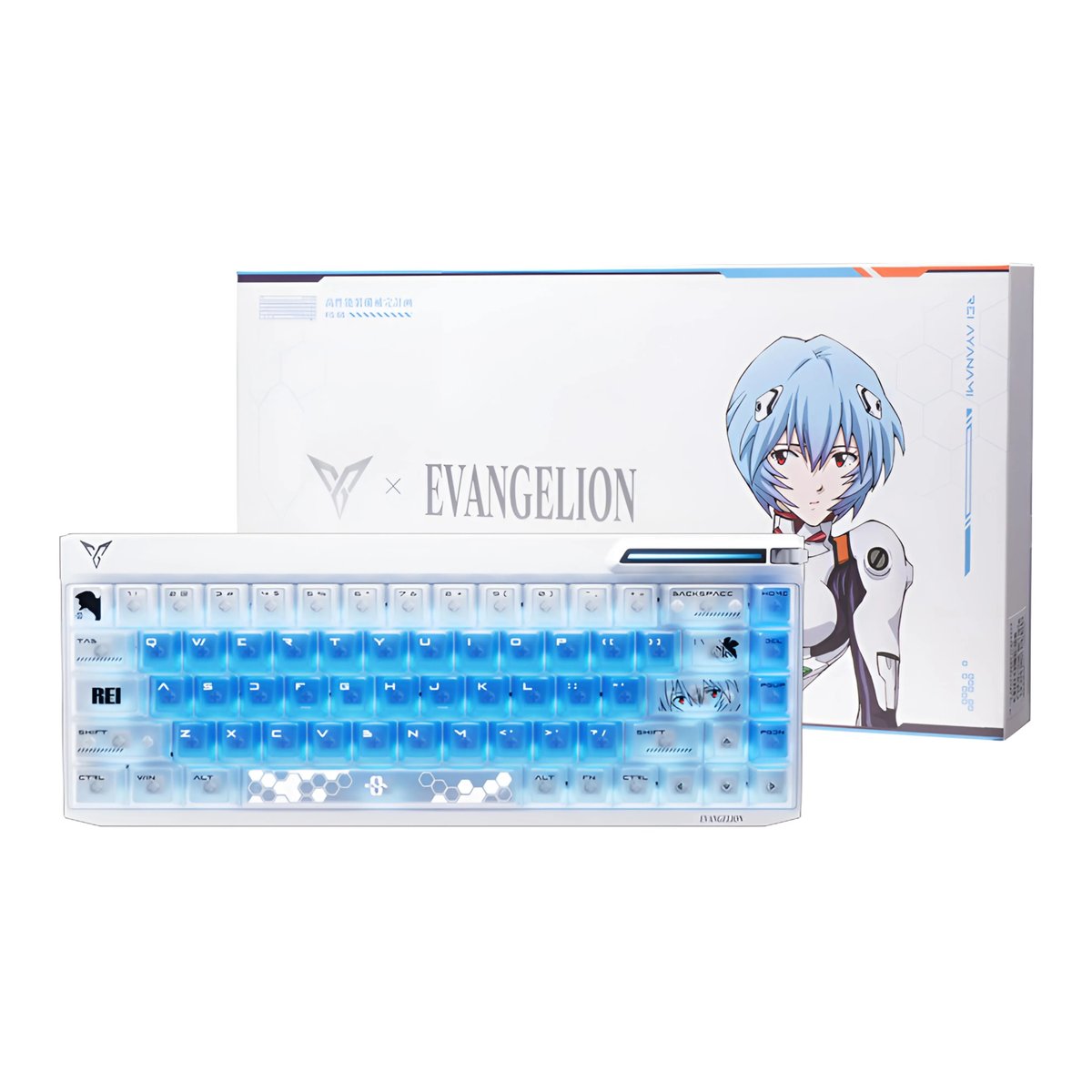 FLYDIGI FS68 多霍爾磁軸有線遊戲鍵盤(EVA綾波零)