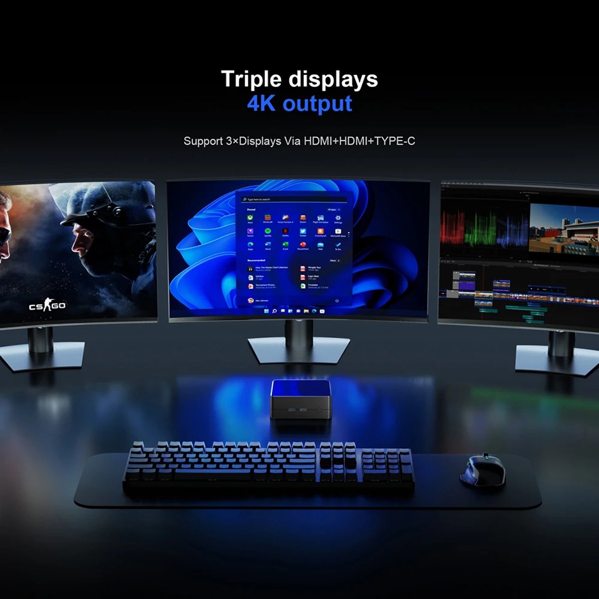 GTBOX AN2H (Ryzen 5 3550H+8GB+500GB+Win11Pro) 迷你電腦