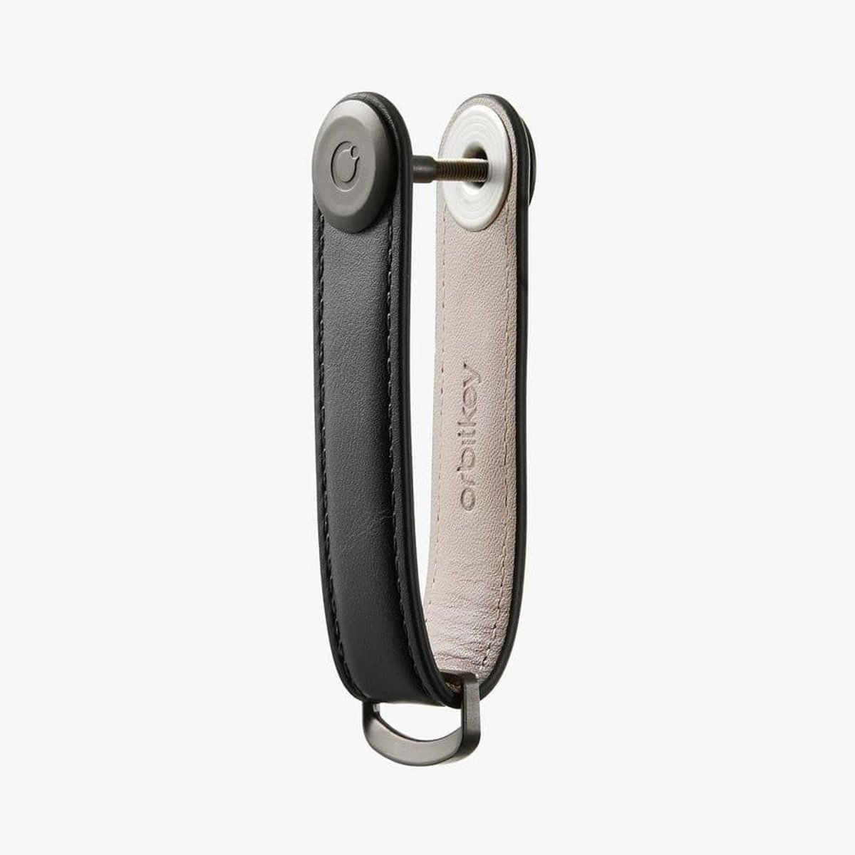 Orbitkey Leather Key Organiser 皮革鎖匙收納帶(黑扣-黑色)