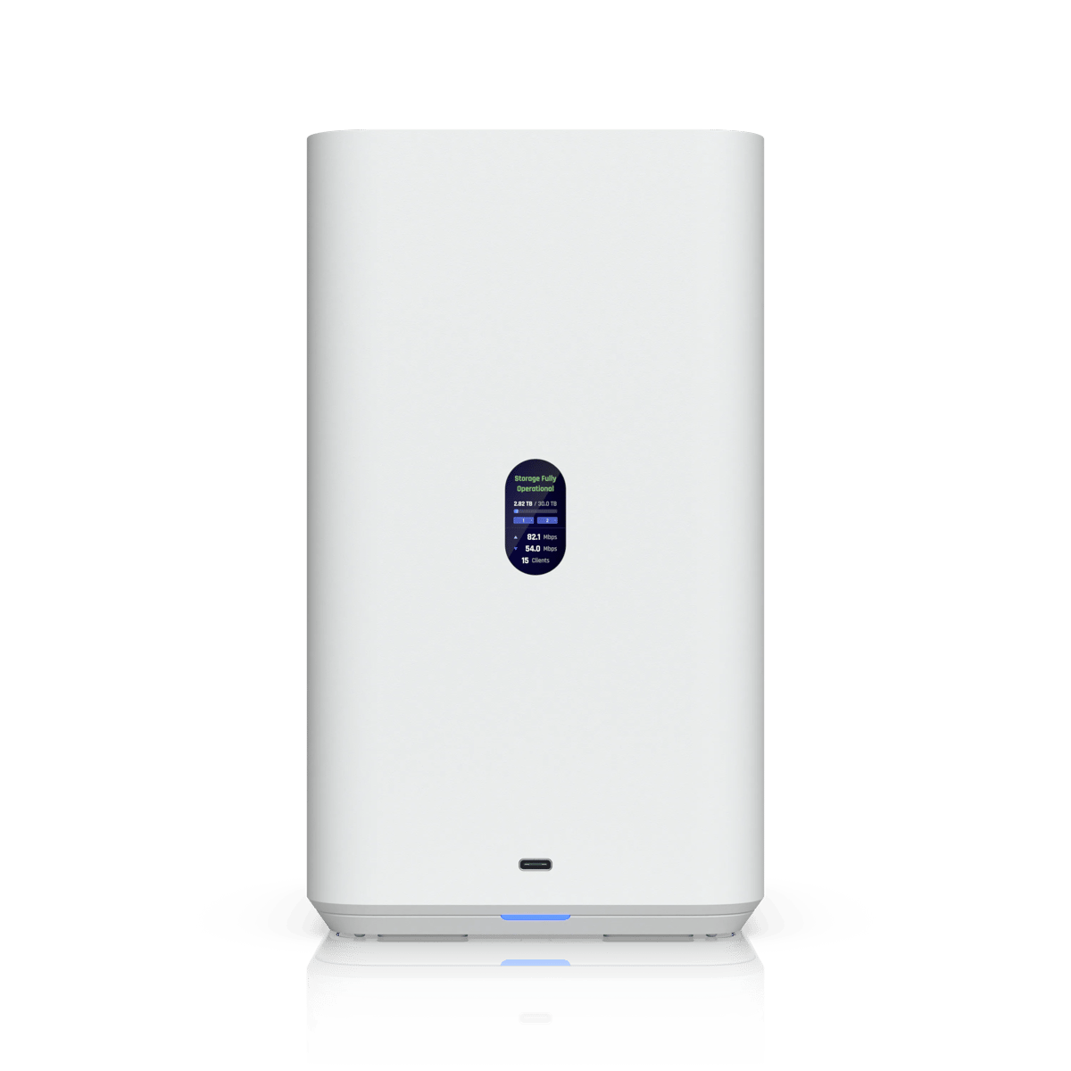 Ubiquiti UniFi UNAS-2-W Dual-bay / 2.5GbE / 白色 網路儲存伺服器 (NAS)(白色)