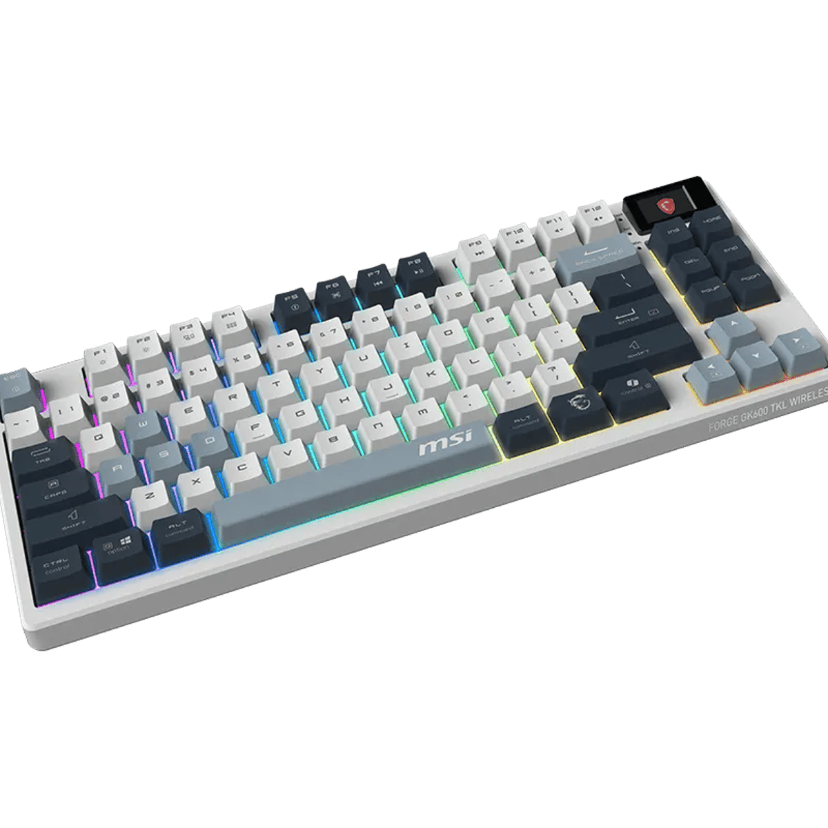MSI FORGE GK600 TKL WIRELESS SKY 三模無線機械鍵盤