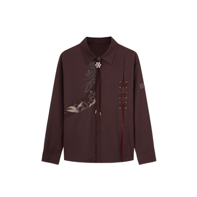 胡桃主題印象系列襯衫 XL