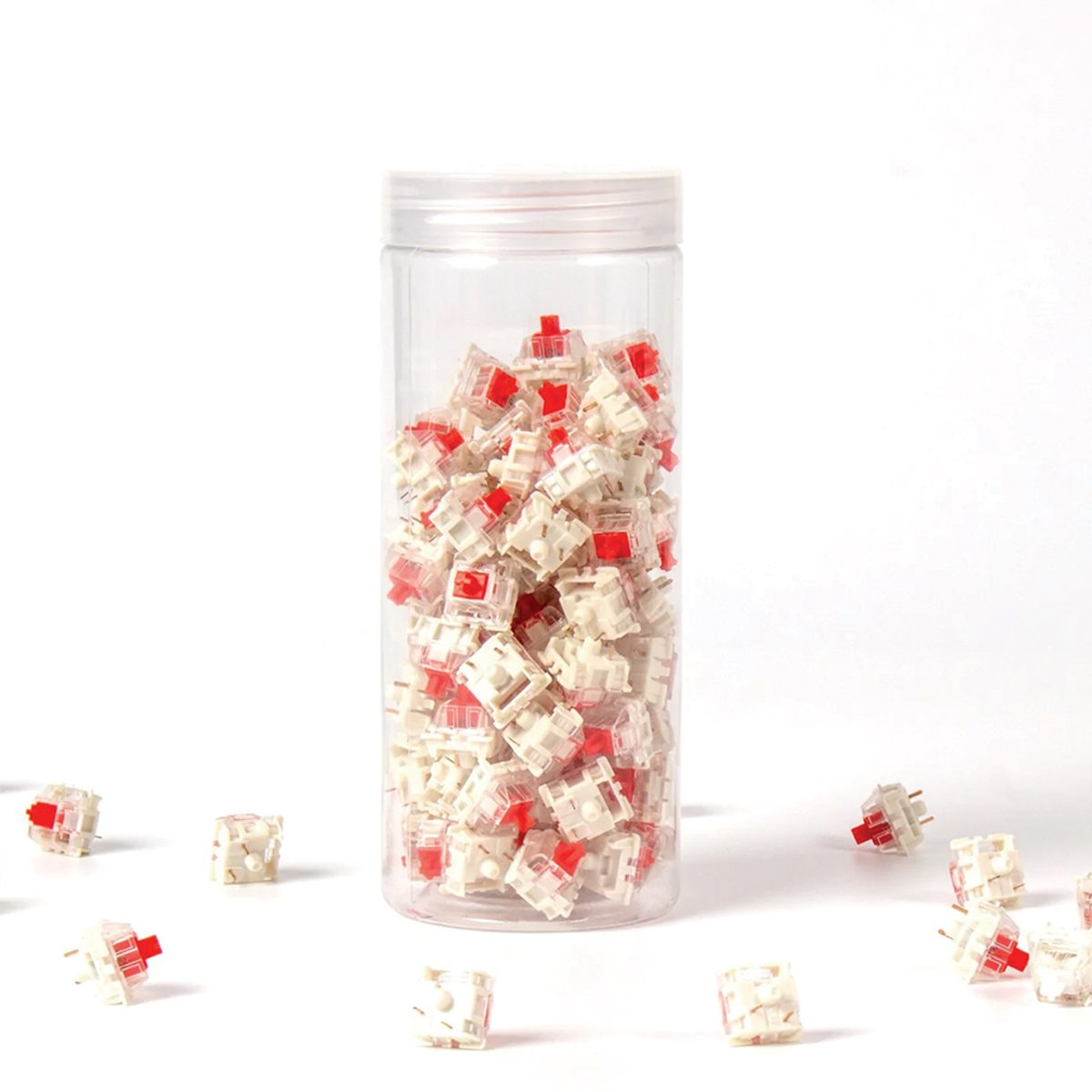 Gateron Silent Red Switch 鍵軸 Linear-45g 110粒 (G47)(Silent Red)