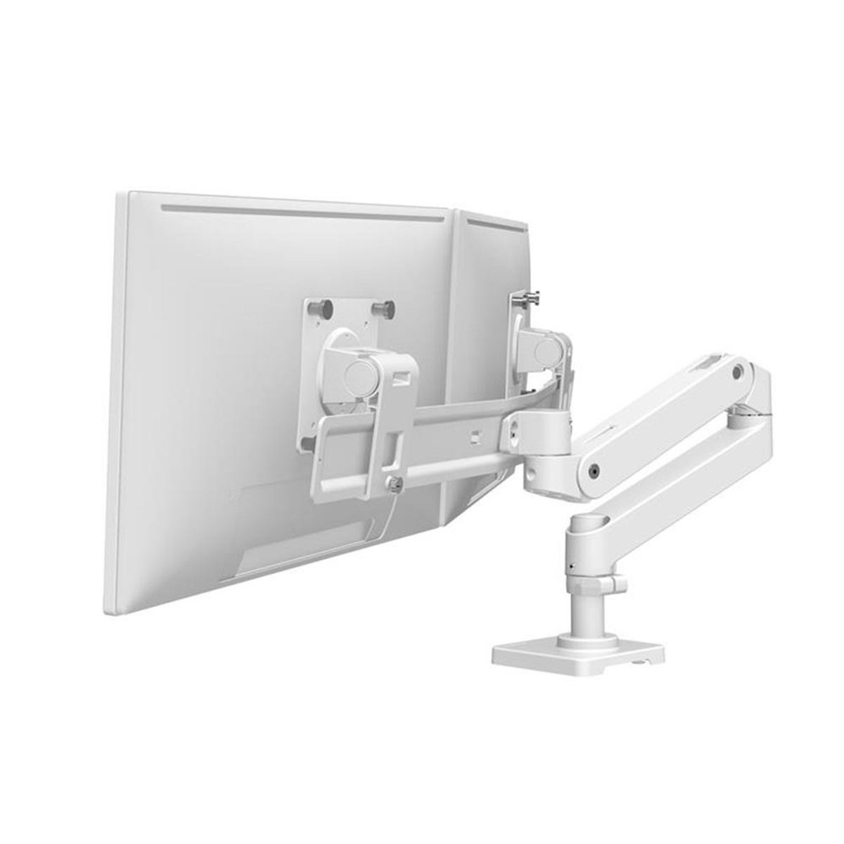 Ergotron LX PRO ARM 單臂雙顯示器支架 45-684-290(桌夾-白色)