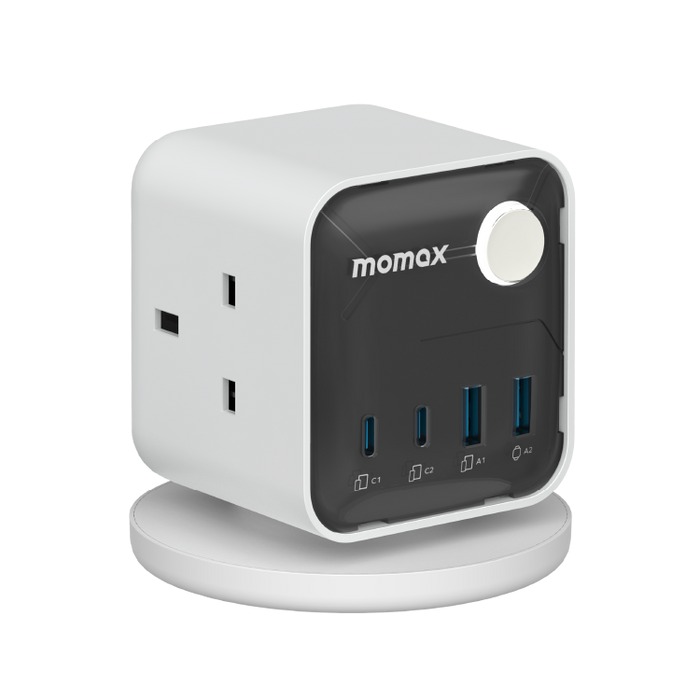 MOMAX 1-Charge Work Flow PD30W 2A2C 3位拖板(白色)