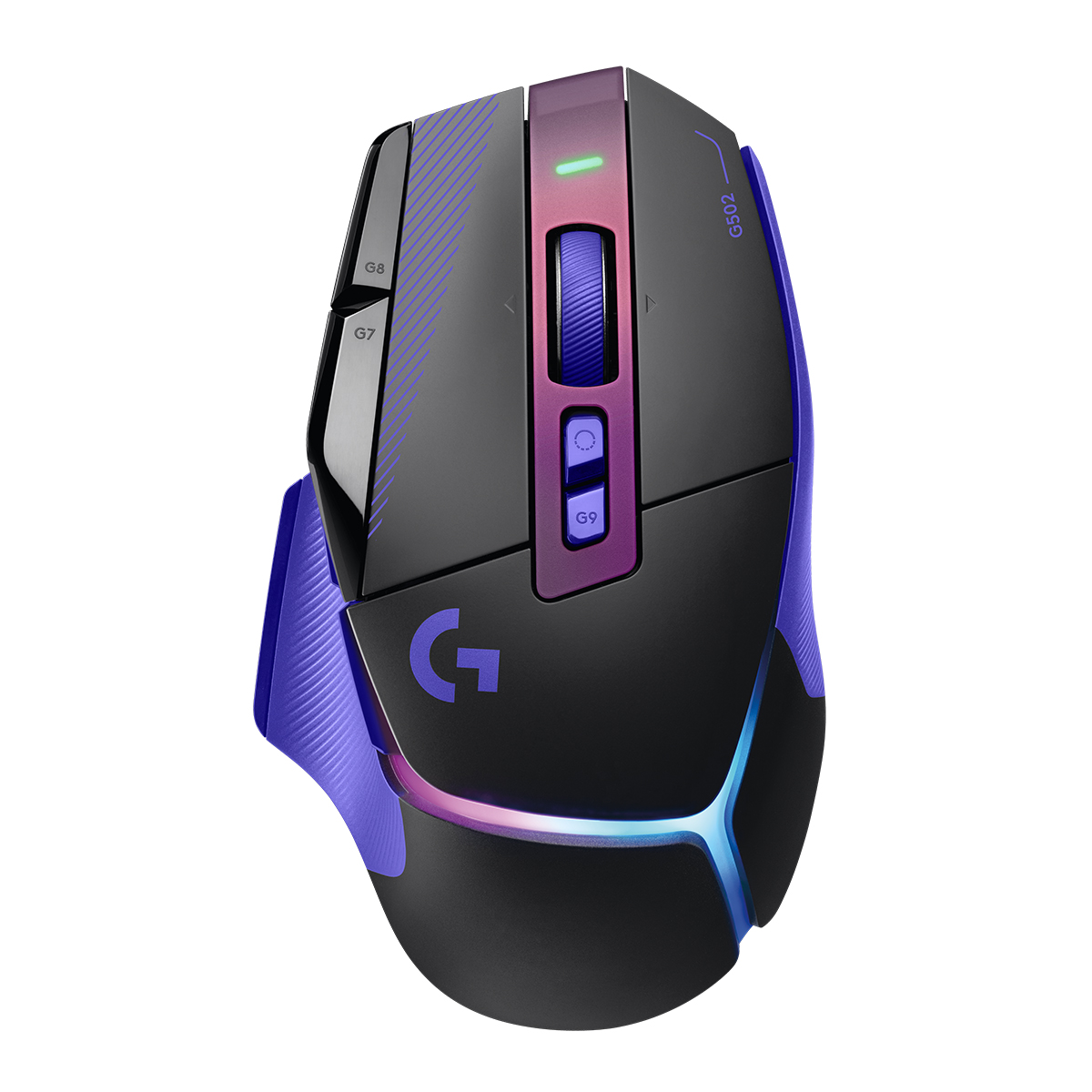 Logitech G502 X PLUS LIGHTSPEED 無線遊戲滑鼠(暮光紫)