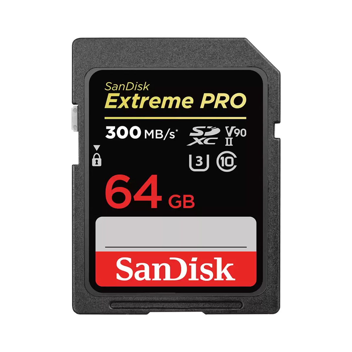 SanDisk SDSDXDK-064G-GN4IN EXTREME PRO SDXC 64GB V90 U3 C10 UHS-II 300MB/S R 260MB/S W 記憶卡(64GB)