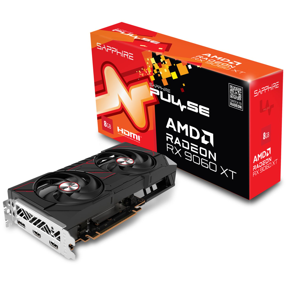 Sapphire Pulse AMD Radeon RX9060XT 8GB OC GDDR6 顯示卡