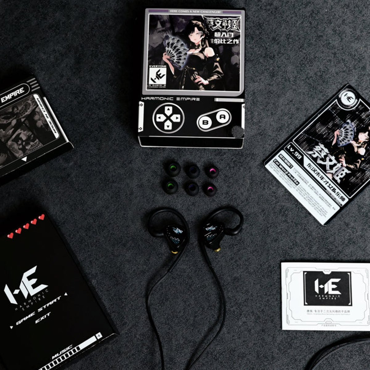 Harmonic Empire 蔡文姬 單動圈入耳式耳機(3.5mm-黑色)