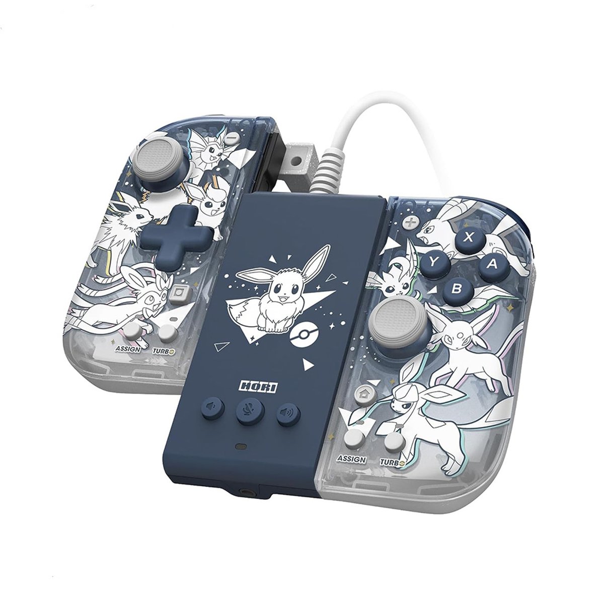 HORI 伊布與朋友系列 分體式控制器Fit 附屬套組