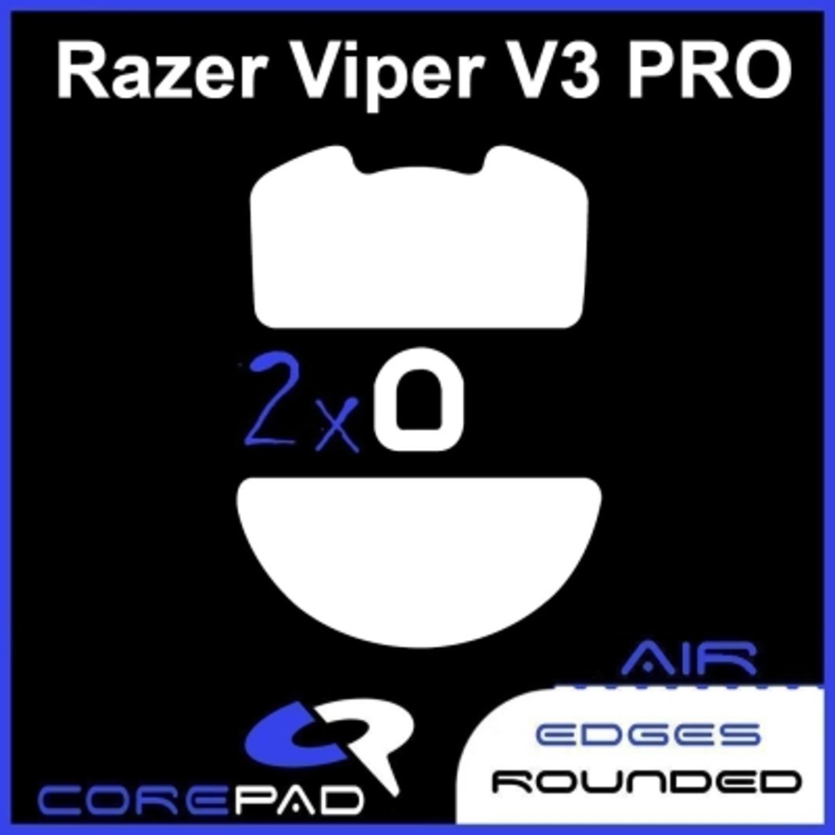 Corepad Skatez Air PTFE滑鼠腳貼-Razer Viper V3 Pro (2sets)(653)